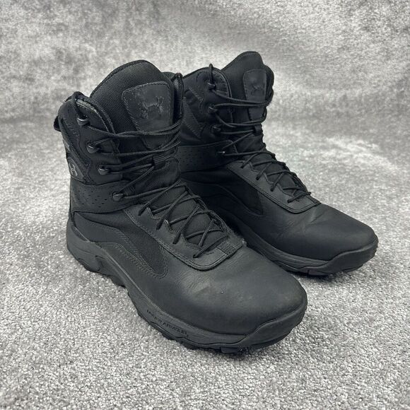 Under Armour Speed Freak Goretex Tactical Boots Mens 11 Leather Hunting Hiking - Picture 1 of 15